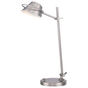 Elstead Lighting - QZ-SPENCER-TL-BN - Quoizel Table Lamp from the Spencer range. Spencer LED Table Lamp in Brushed Nickel Product Code = QZ-SPENCER-TL-BN