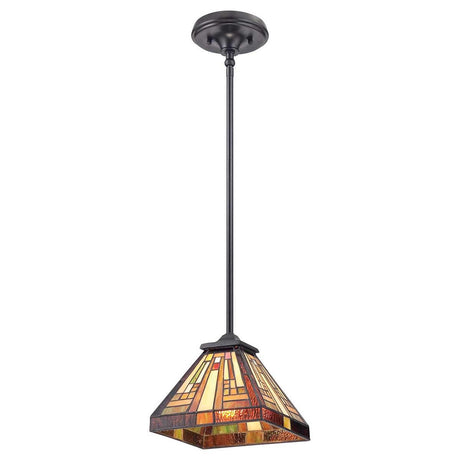 Elstead Lighting - QZ-STEPHEN-MP - Quoizel Pendant from the Stephen range. Stephen 1 Light Rod Hung Mini Pendant Product Code = QZ-STEPHEN-MP