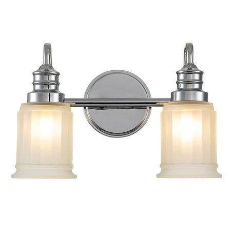 Elstead Lighting - QZ-SWELL2-PC-BATH - Quoizel Wall Light from the Swell range. Swell 2 Light Wall Light Product Code = QZ-SWELL2-PC-BATH