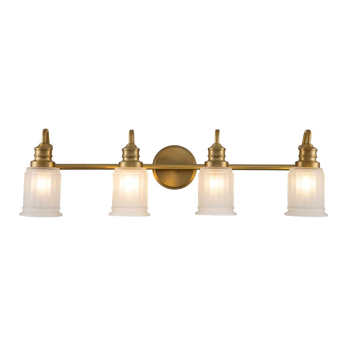 Elstead Lighting - QZ-SWELL4-BB-BATH - Quoizel Wall Light from the Swell range. Swell 4 Light Wall Light Product Code = QZ-SWELL4-BB-BATH