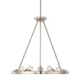 Elstead Lighting - QZ-THEATER-ROW6IS - Quoizel Chandelier from the Theater Row range. Theater Row 6 Light Chandelier - Imperial Silver Product Code = QZ-THEATER-ROW6IS