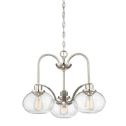 Elstead Lighting - QZ-TRILOGY3-BN - Quoizel Chandelier from the Trilogy range. Trilogy 3 Light Chandelier Product Code = QZ-TRILOGY3-BN