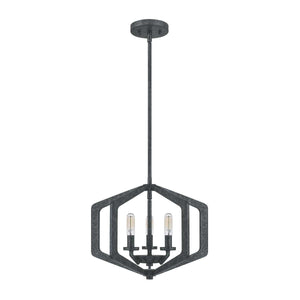 Elstead Lighting - QZ-VANGUARD-3P-OK - Quoizel Pendant from the Vanguard range. Vanguard 3 Light Pendant Product Code = QZ-VANGUARD-3P-OK