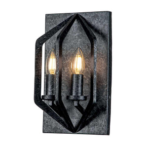 Elstead Lighting - QZ-VANGUARD2-OK - Quoizel Wall Light from the Vanguard range. Vanguard 2 Light Wall Light Product Code = QZ-VANGUARD2-OK