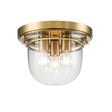 Elstead Lighting - QZ-WHISTLING-F-BB - Quoizel Ceiling Flush from the Whistling range. Whistling 3 Light Flush Product Code = QZ-WHISTLING-F-BB