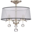 Elstead Lighting - QZ-WHITNEY-SF - Quoizel Ceiling Semi-Flush from the Whitney range. Whitney 3 Light Semi-Flush/Pendant Product Code = QZ-WHITNEY-SF