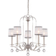 Elstead Lighting - QZ-WHITNEY5 - Quoizel Chandelier from the Whitney range. Whitney 5 Light Chandelier Product Code = QZ-WHITNEY5