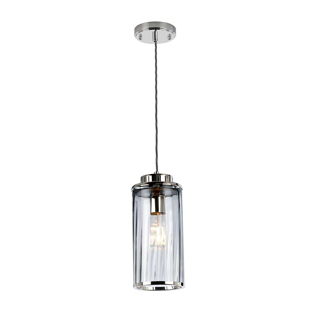 Elstead Lighting - RENO-P-SMOKE - Elstead Lighting Pendant from the Reno range. Reno 1 Light Pendant Product Code = RENO-P-SMOKE