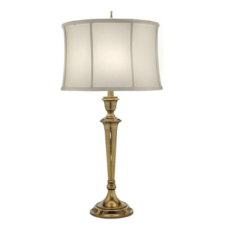 Elstead Lighting - SF-SYRACUSE-BB - Stiffel Table Lamp from the Syracuse range. Syracuse 1 Light Table Lamp - Burnished Brass Product Code = SF-SYRACUSE-BB