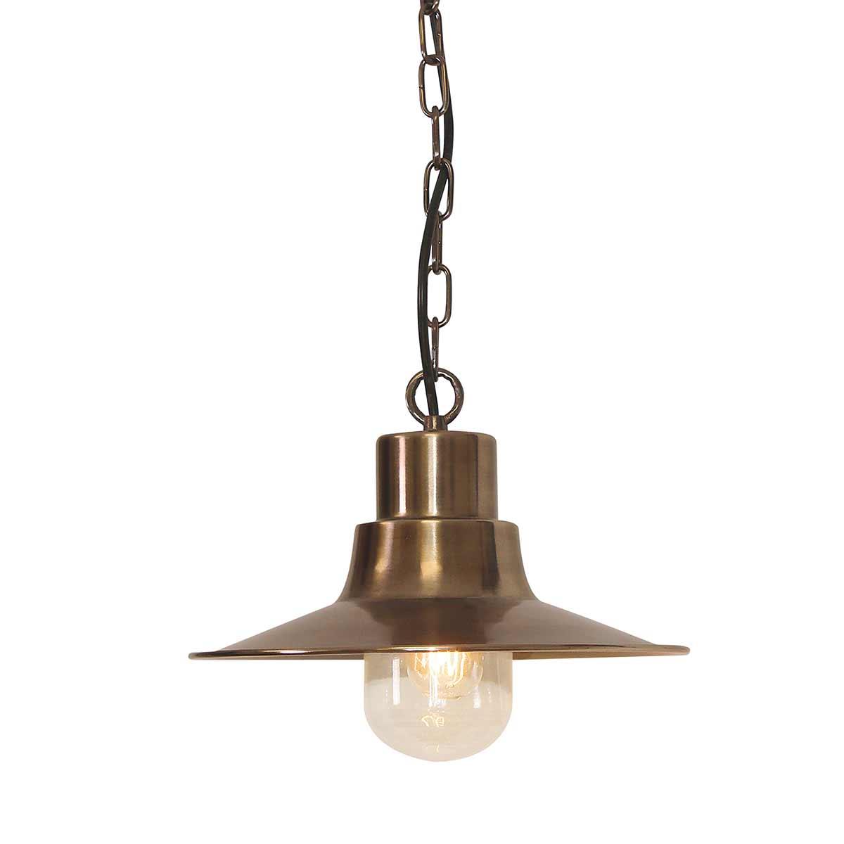 Elstead Lighting - SHELDON-CH-BR - Elstead Lighting Outdoor Hanging from the Sheldon range. Sheldon 1 Light Chain Lantern Product Code = SHELDON-CH-BR