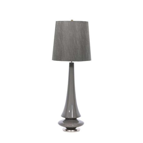 Elstead Lighting - SPIN-TL-GREY - Elstead Lighting Table Lamp from the Spin range. Spin 1 Light Table Lamp - Grey Product Code = SPIN-TL-GREY