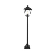 Elstead Lighting - T4-BLACK - Norlys Pillar Lantern from the Turin range. Turin 1 Light Pillar - Black Product Code = T4-BLACK