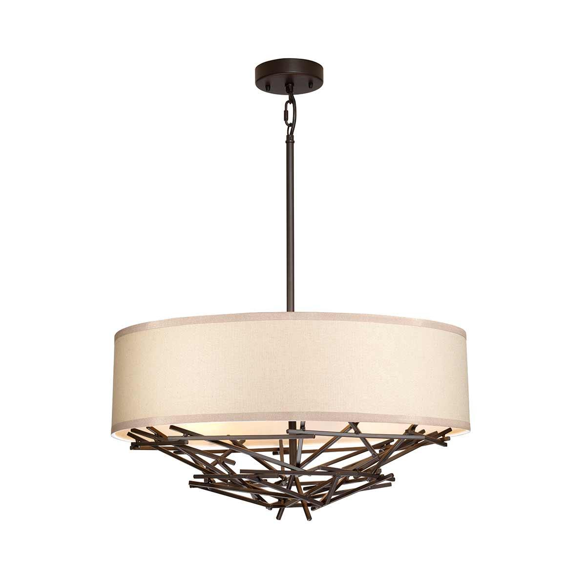 Elstead Lighting - TAIKO-4P - Elstead Lighting Pendant from the Taiko range. Taiko 4 Light Pendant Product Code = TAIKO-4P