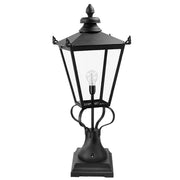 Elstead Lighting - WSLN1-BLACK - Elstead Lighting Pedestal Lantern from the Wilmslow range. Wilmslow 1 Light Pedestal Lantern Product Code = WSLN1-BLACK