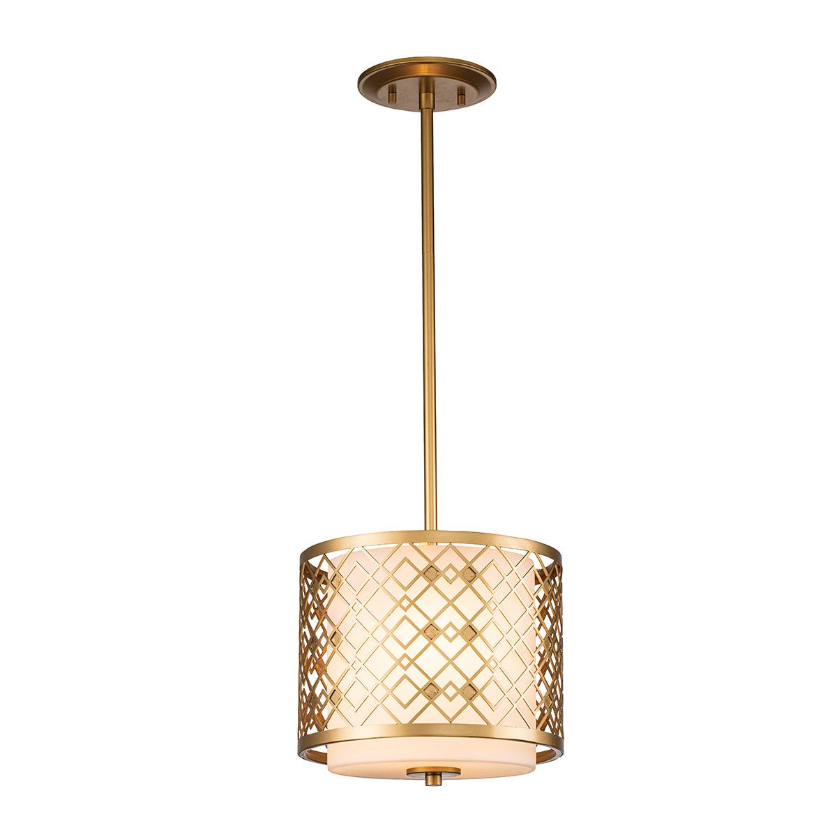 Elstead Lighting - ZIGGY-1P-S-LG - Elstead Lighting Pendant from the Ziggy range. Ziggy 1lt Small Pendant - Lacquered Gold Product Code = ZIGGY-1P-S-LG