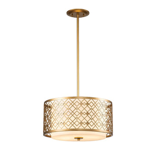 Elstead Lighting - ZIGGY-2P-M-LG - Elstead Lighting Pendant from the Ziggy range. Ziggy 2lt Medium Pendant - Lacquered Gold Product Code = ZIGGY-2P-M-LG