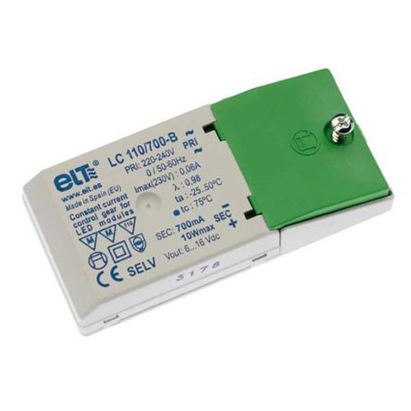 ELT - FL-CP-LED/DRI/10W/CC/700MA ELT - 700-950mA Constant Current LED Drivers Non-Dimming