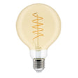 GE Lighting - FL-CP-L5.5RND80ESG/DIM GEL - GE Lighting LED Globe 80mm 5.5W ES E27 Edison Screwed Cap 2000K Gold Dimmable GE