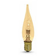 Girard Sudron - FL-CP-HGS19SES/A120 SUD - Girard Sudron Halogen straight tipped Candle GS2 19W E14 Small Edison Screwed Cap Amber 27x120