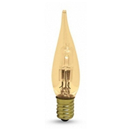 Girard Sudron - FL-CP-HGS19SES/A120 SUD - Girard Sudron Halogen straight tipped Candle GS2 19W E14 Small Edison Screwed Cap Amber 27x120