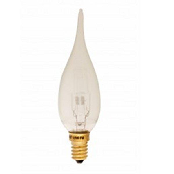 Girard Sudron - FL-CP-HGS28SES/T125 SUD - Girard Sudron 711827 Halogen straight tipped Candle GS4 30W E14 Translucent 2000h 35x125mm Candles Lamps