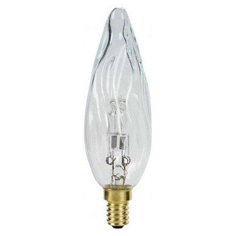 Girard Sudron - FL-CP-HNO30SES/C129 SUD - Girard Sudron New Torch halogen Candle GS8 30W E14 Small Edison Screwed Cap Clear 2000h 40x120mm