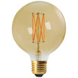 Girard Sudron - FL-CP-L2RND125ESG SUD - Girard Sudron Girard Sudron 125mm LED Globe 240V 2W E27 Edison Screwed Cap Amber