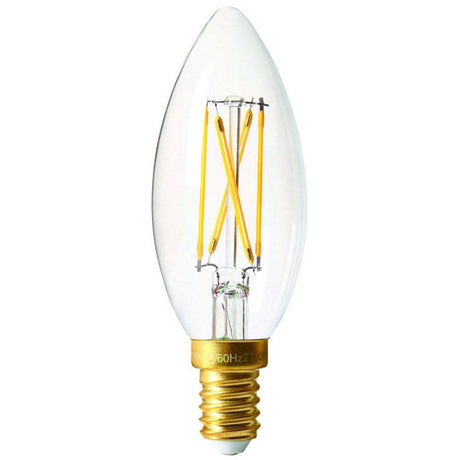 Girard Sudron - FL-CP-LCND4SESCCW/DIM SUD - Girard Sudron Girard Sudron LED Filament Candle 4W E14 Clear Cool White Dimmable MPN = 713503