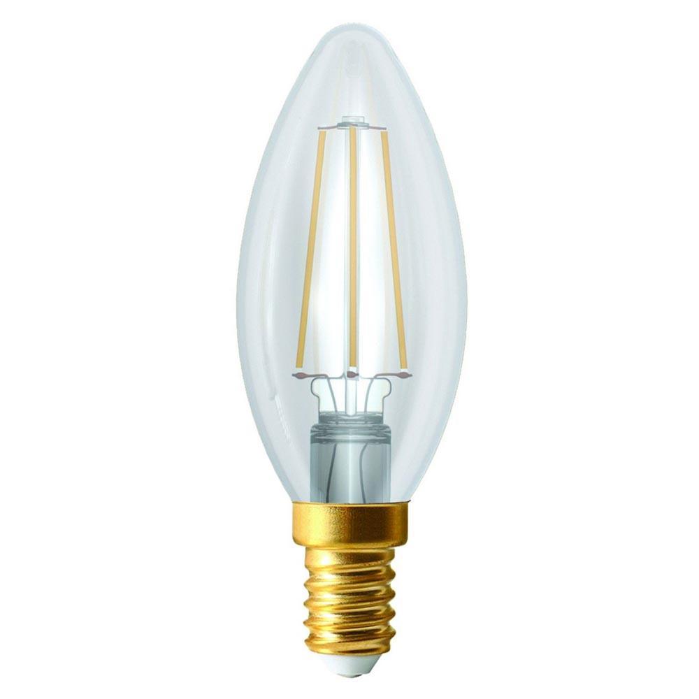 Girard Sudron - FL-CP-LCND4SESCCW/ECO SUD - Girard Sudron Girard Sudron LED Filament Candle 4W E14 Small Edison Screwed Cap Clear 4000K Ecowatts