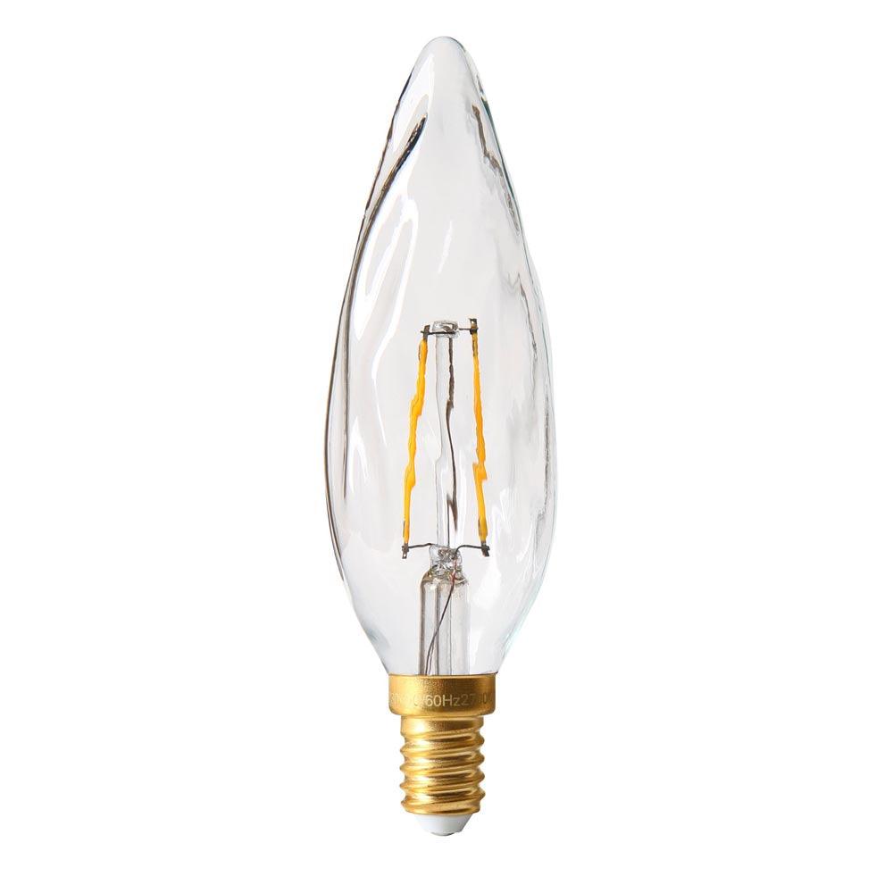 Girard Sudron - FL-CP-LCNDF2SESCVWW SUD - Girard Sudron Girard Sudron GS8 LED Filament Candle 2W Clear SES 2700K MPN = 713620