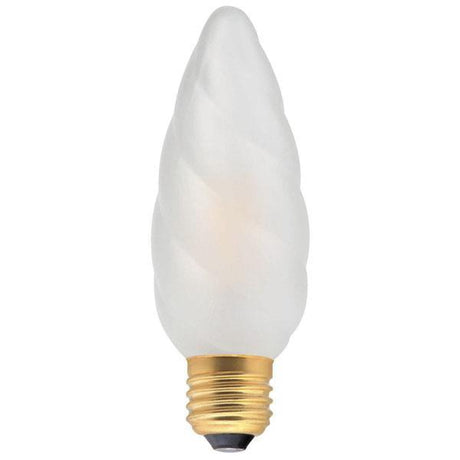 Girard Sudron - FL-CP-LCNDLT4ESOVWW SUD - Girard Sudron Girard Sudron Flamme F15 LED Filament Candle 4W Frosted ES E27 Edison Screwed Cap 2700K