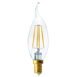 Girard Sudron - FL-CP-LCV4SESCVWW/ECO SUD - Girard Sudron Girard Sudron Bent-Tipped LED Filament Candle 4W Clear SES 2700K Ecowatts MPN = 998666