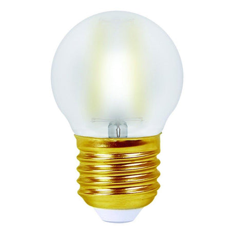 Girard Sudron - FL-CP-LRND45ESO/4VWW/ECO SUD - Girard Sudron Girard Sudron LED Filament Golfball 4W E27 Edison Screwed Cap Opal 2700K 440lm Ecowatts