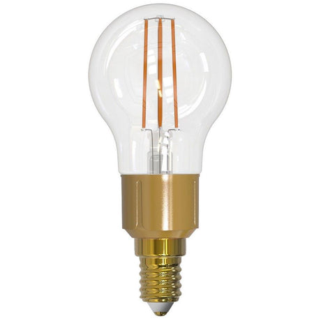 Girard Sudron - FL-CP-LRND45SESC/6VWW/DIM SUD - Girard Sudron Girard Sudron LED Spherique Golfball 6W E14 Small Edison Screwed Cap Clear 2700K Dimmable