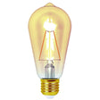 Girard Sudron - FL-CP-LSQ4ESG/ECO SUD - Girard Sudron Girard Sudron LED Edison Filament 4W 360lm E27 Edison Screwed Cap ST64 Amber Ecowatts