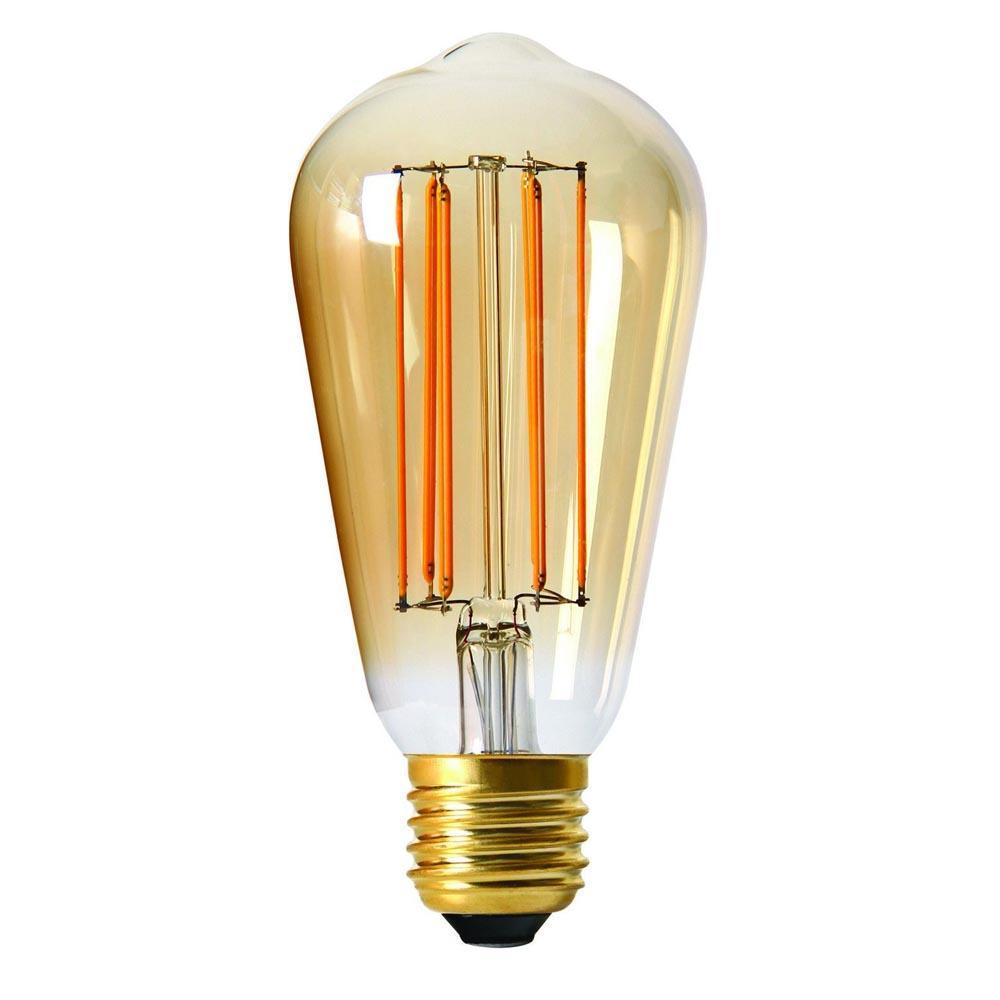 Girard Sudron - FL-CP-LSQ6ESG/DIM SUD - Girard Sudron Girard Sudron LED Edison ST64 Lamp 6W 390lm E27 Gold Dimmable MPN = 715981