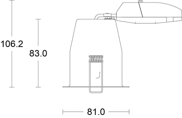 JCC Lighting - JC010010/NB - JCC Lighting JC010010/NB Fireguard Next Generation Standard Can Only IP20/IP65 No Bezel