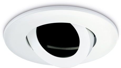 JCC Lighting - JC010026/WH - JCC Lighting JC010026/WH Fireguard Next Generation Mains Twist and Lock Tilt Bezel Only White