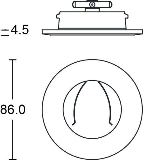 JCC Lighting - JC010028/BLK - LED - Replacement Bezel