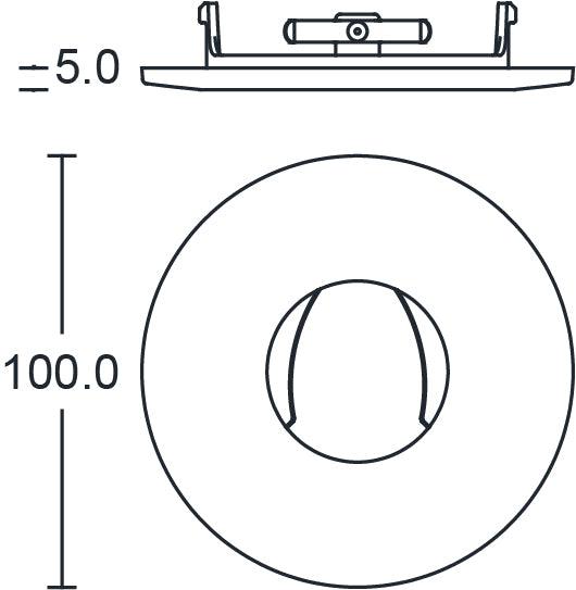 JCC Lighting - JC010033/BLK - LED - Replacement Bezel