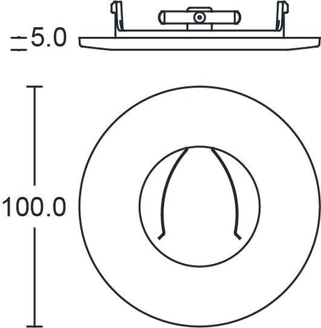 JCC Lighting - JC010034/BLK - LED - Replacement Bezel