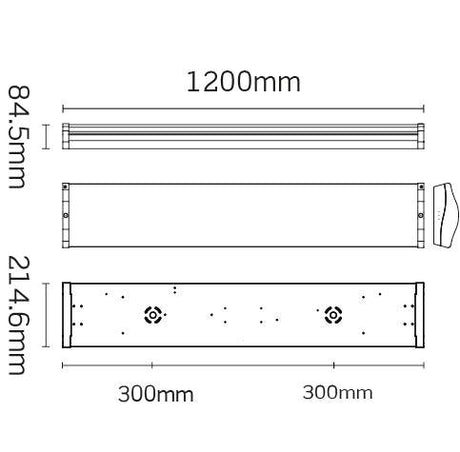 JCC Lighting - JC030001 - JCC Lighting Part Number JC030001 OxfordLED IP20 4ft Single 4000K 20W 2700lm