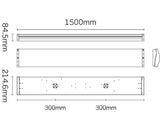 JCC Lighting - JC030020 - JCC Lighting Part Number JC030020 OxfordLED IP20 LED 5ft Twin High Output 4000K 82W Emergency DALI