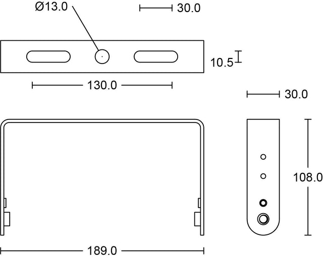 JCC Lighting - JC040124 - JCC Lighting JC040124 Toughbay™100W Surface Mounting Bracket