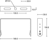 JCC Lighting - JC040124 - JCC Lighting Part Number JC040124 Toughbay™100W Surface Mounting Bracket