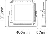 JCC Lighting - JC050004 - JCC Lighting Part Number JC050004 Toughflood Asymmetric 200W 130lpcW 4000K IP65 Grey