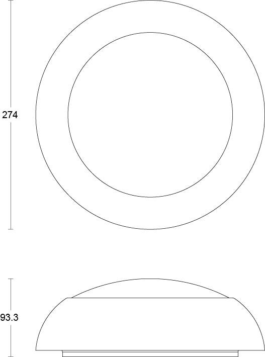 JCC Lighting - JC070065 - JCC Lighting JC070065 RadiaLED Rapid IP65 4000K 8W + With RIM