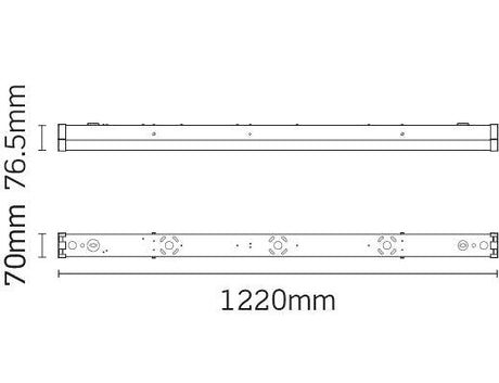 JCC Lighting - JC100001 - JCC Lighting Part Number JC100001 Skypack QR High Output 4ft Single IP20 4000K 30W 4000lm