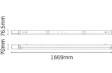 JCC Lighting - JC100020 - JCC Lighting Part Number JC100020 Skypack QR High Output 5ft Single IP20 4000K 45W 6000lm MW Dim