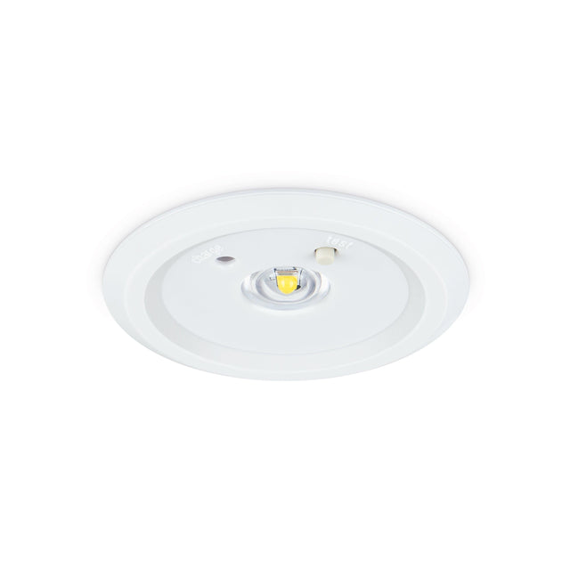 JCC Lighting - JC110002 - JCC Lighting Part Number JC110002 Self-Test Emergency Downlight 3.5W IP20 6000K 110lm White Non-maintained